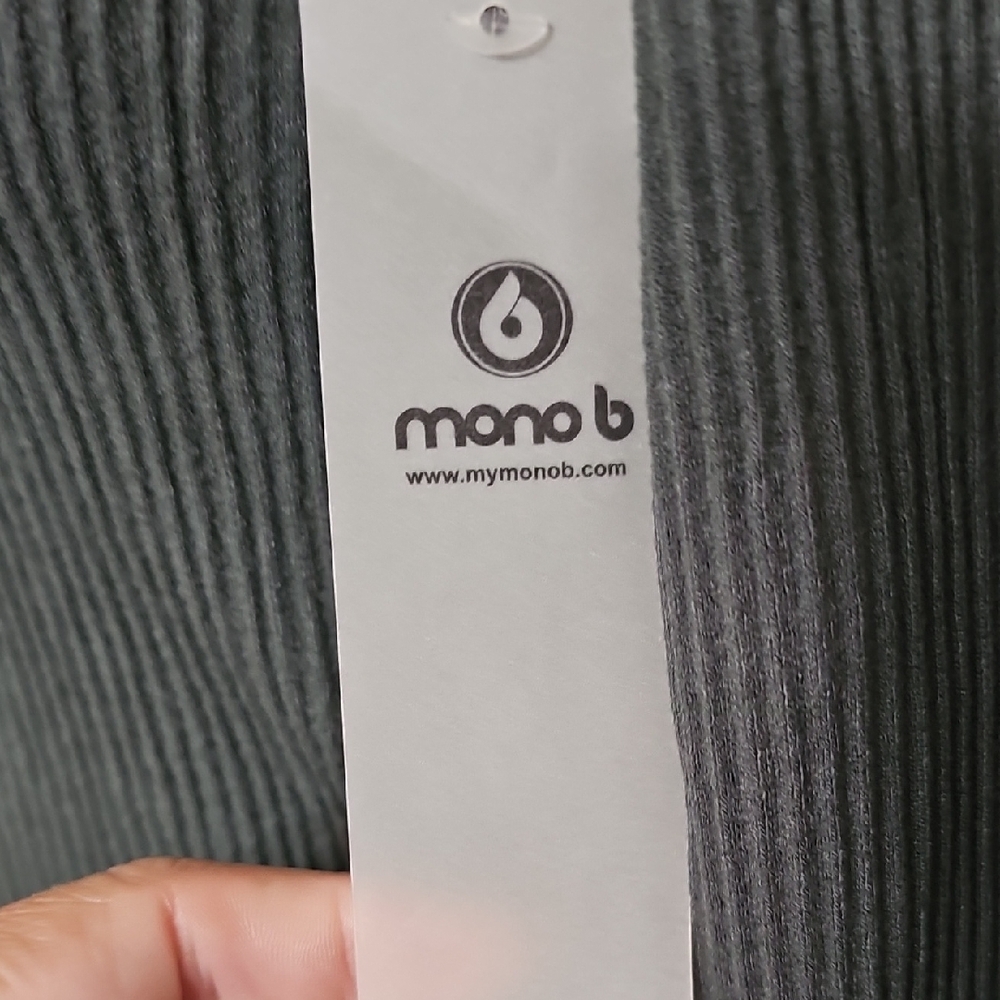 Mono B Green NWT Fitted Bodysuit - Picture 2 of 4